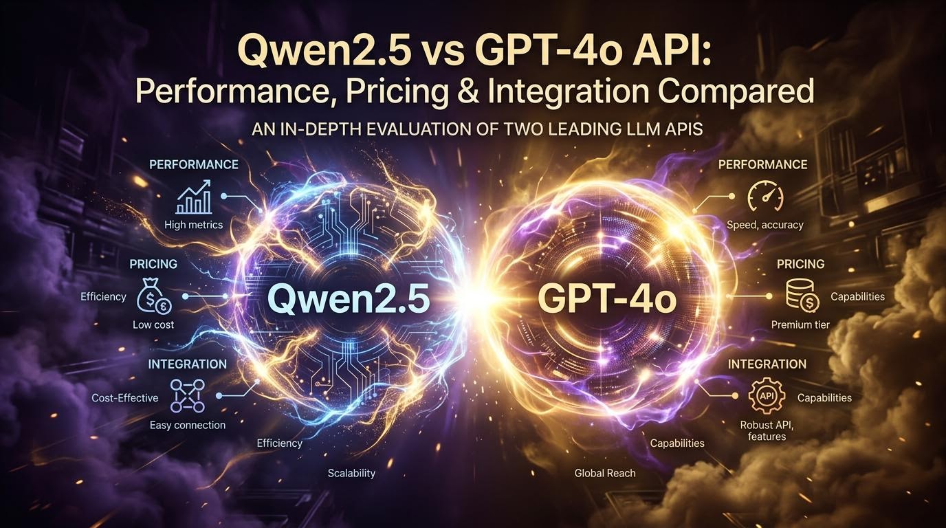 Qwen2.5 vs GPT-4o API: Performance, Pricing & Integration